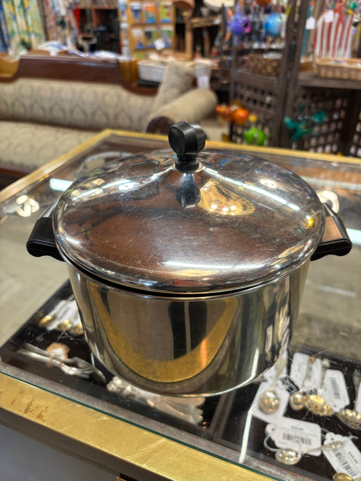 Farberware 4 qt Sauce Pot w/wo Lid Aluminum Clad Stainless Steel