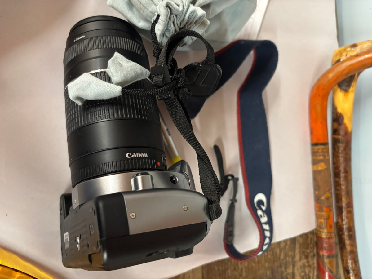 Canon EOS SLR Camera with Canon Zoom Lens & Original Canon Neck Strap