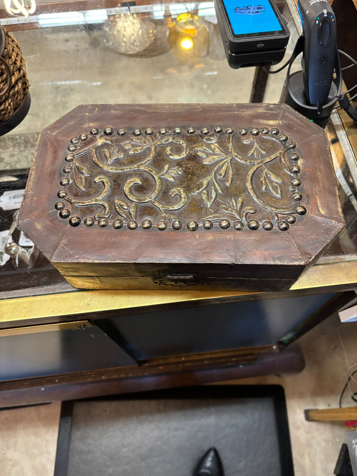 Decorative Wood Jewelry or Keepsake Box