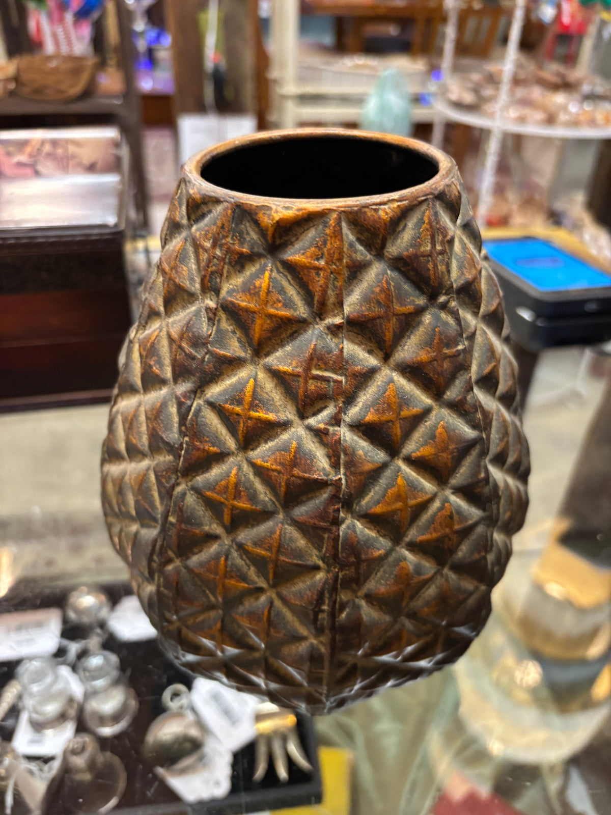 Copper Look Vase