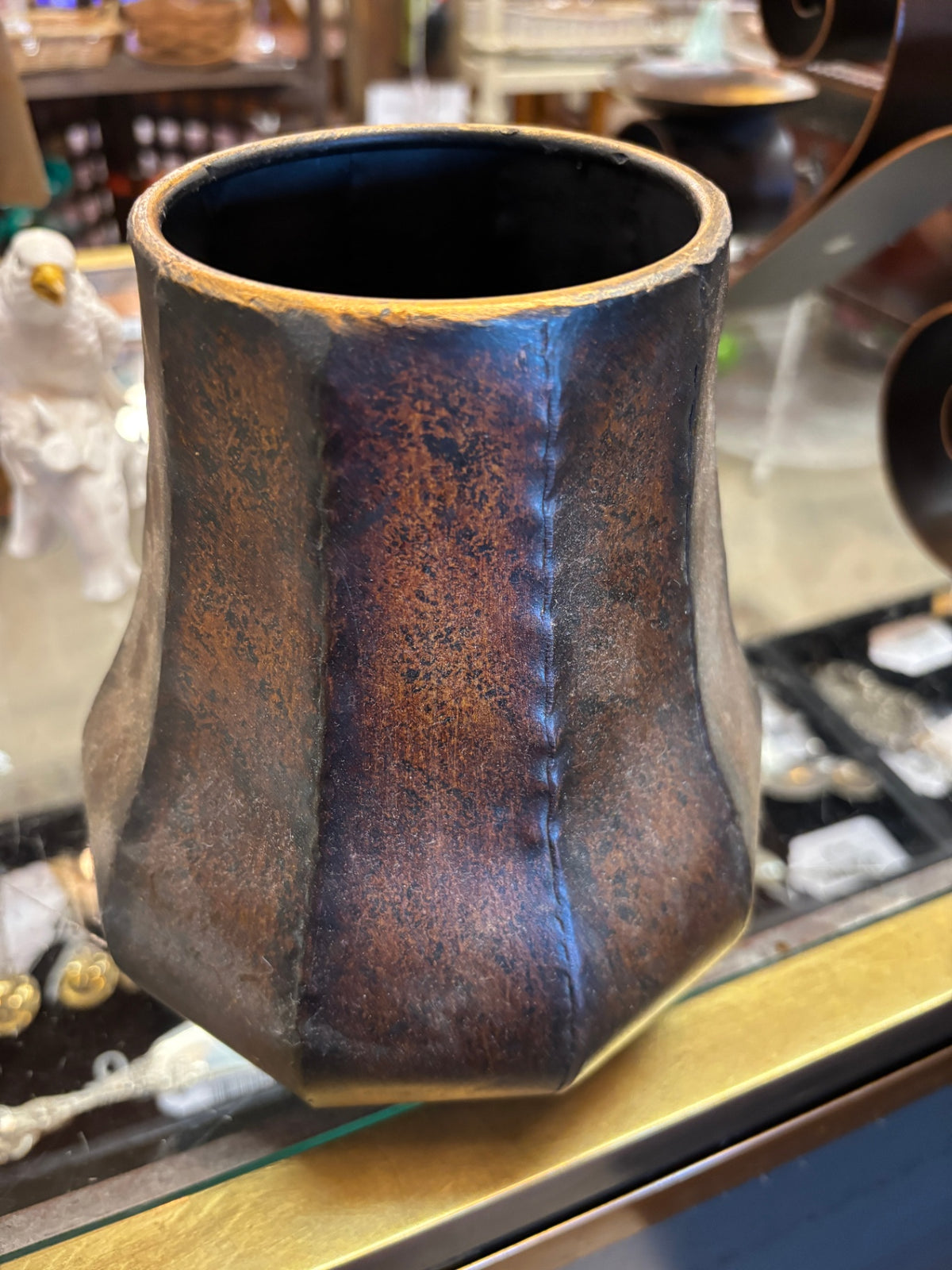 Copper look Vase