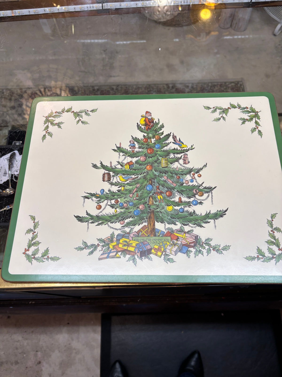 Christmas Tree Set of 4 Placemats Spode Set of 6