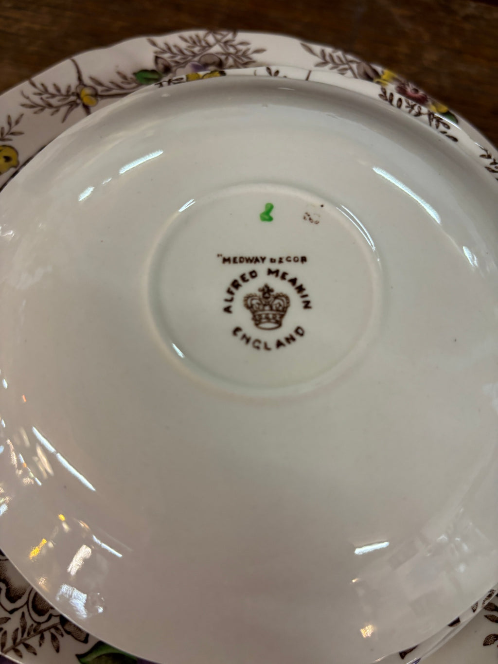 Vintage Alfred Meakin Medway Floral Ironstone Dinnerware Set – England