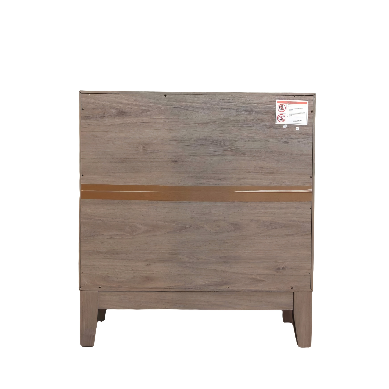 Mid-Century Boho Sideboard Buffet with Doors & Shelves: Default