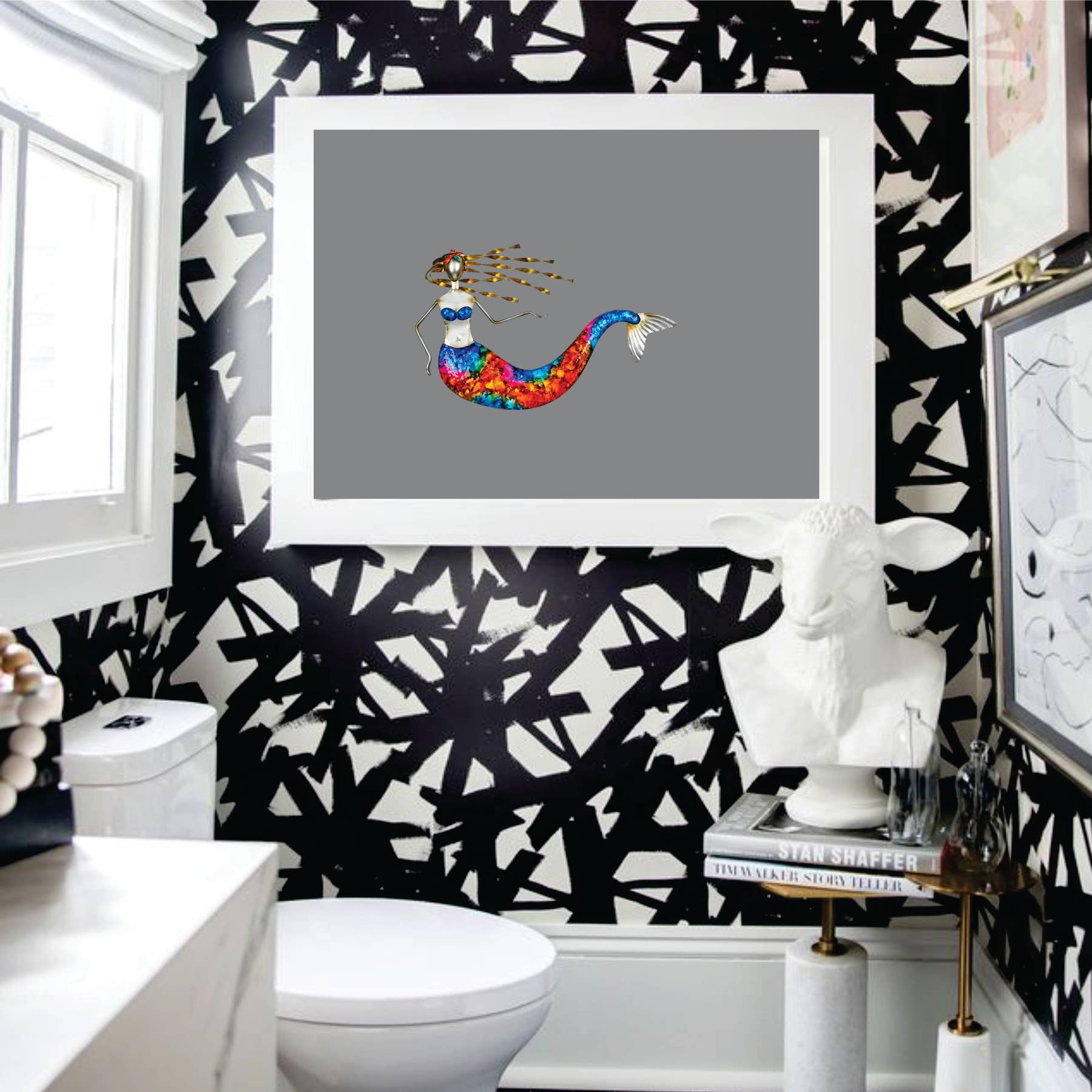 Colorful Wall Décor - Mermaid No N/D-MAW-47M
