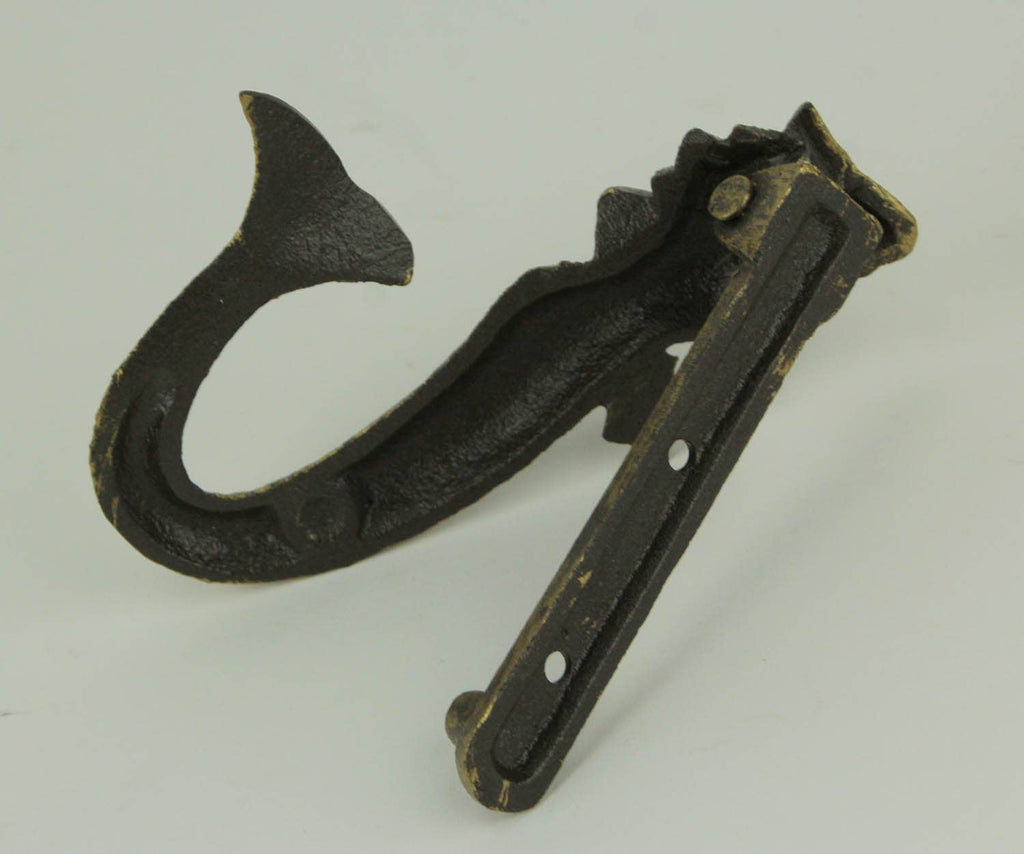 Cast Iron Mermaid Door Knocker - Bronze