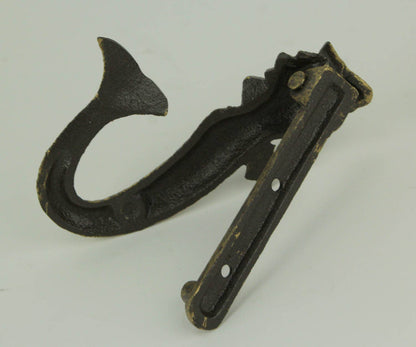 Cast Iron Mermaid Door Knocker - Bronze