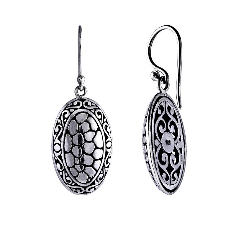 Sterling Silver Earrings – Batu Collection by Kamaron Bali