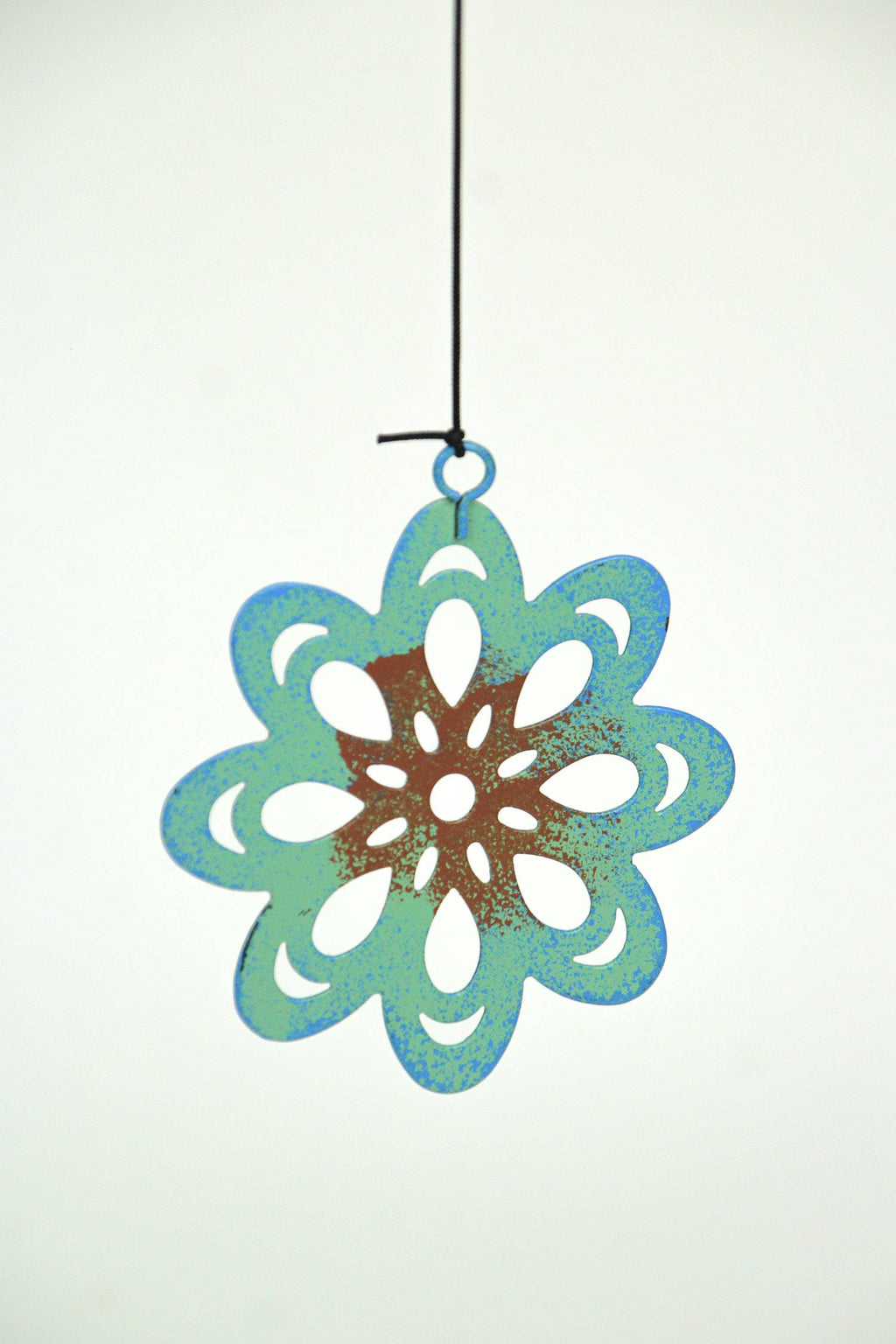 Metal Butterfly Wind Chime Spinner Garden Art Hanging