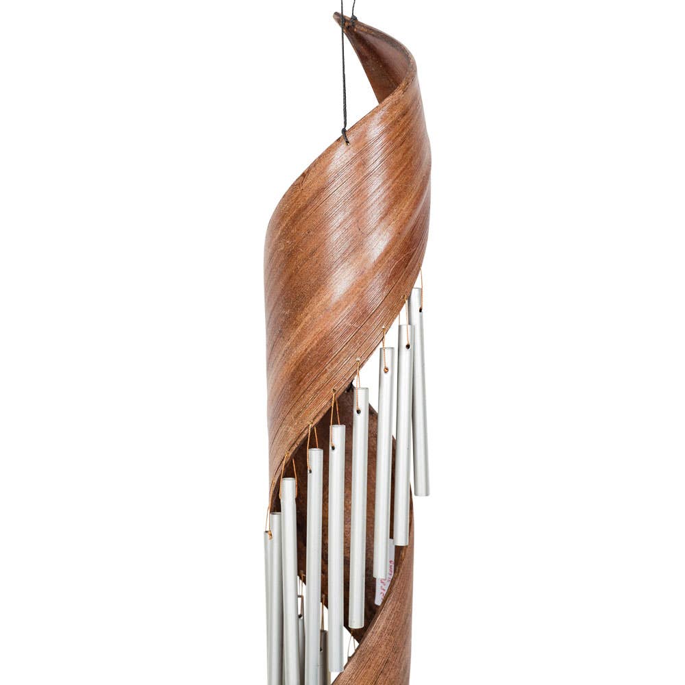 S SHAPED LEAF WINDCHIMES