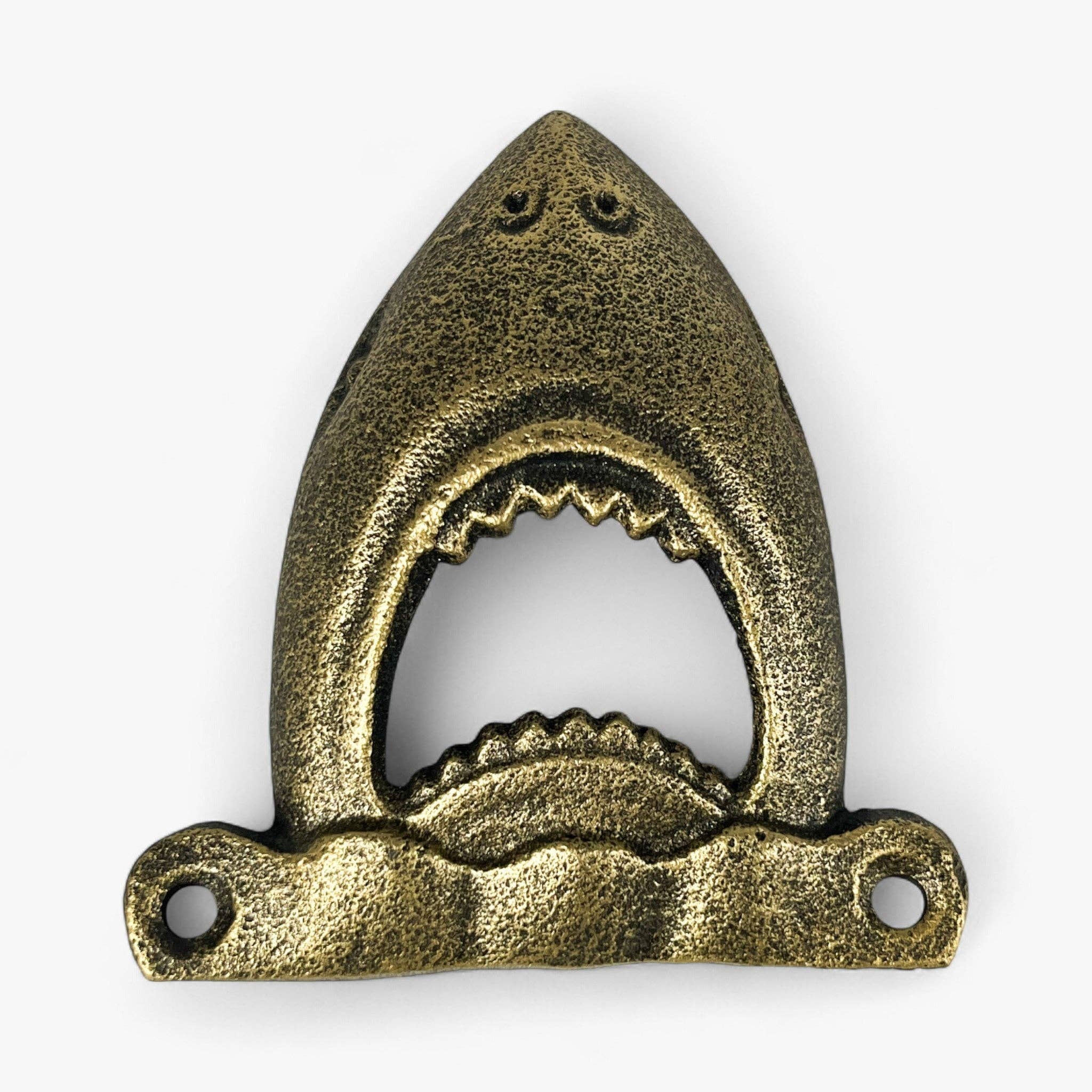 Shark Bottle Opener Cast Iron Wall Mounted Coastal Decor