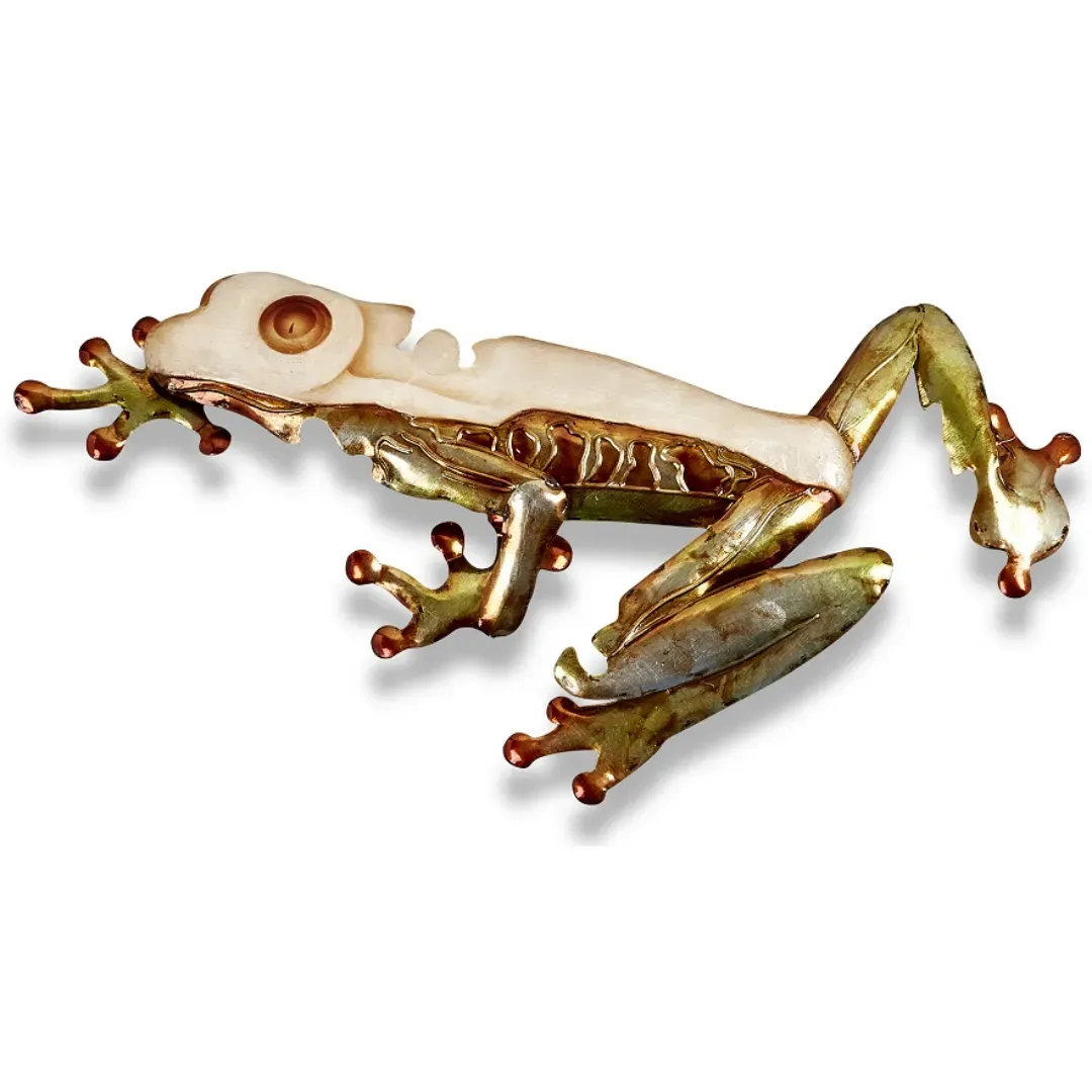Torn Metal Wall Décor - Tree Frog-TORN-07F