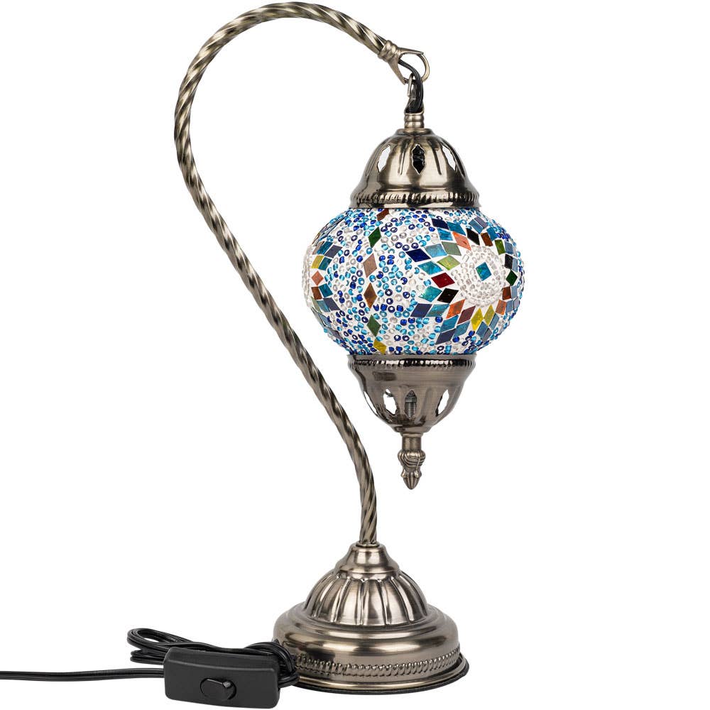 MOSAIC LAMP 14.5" TALL
