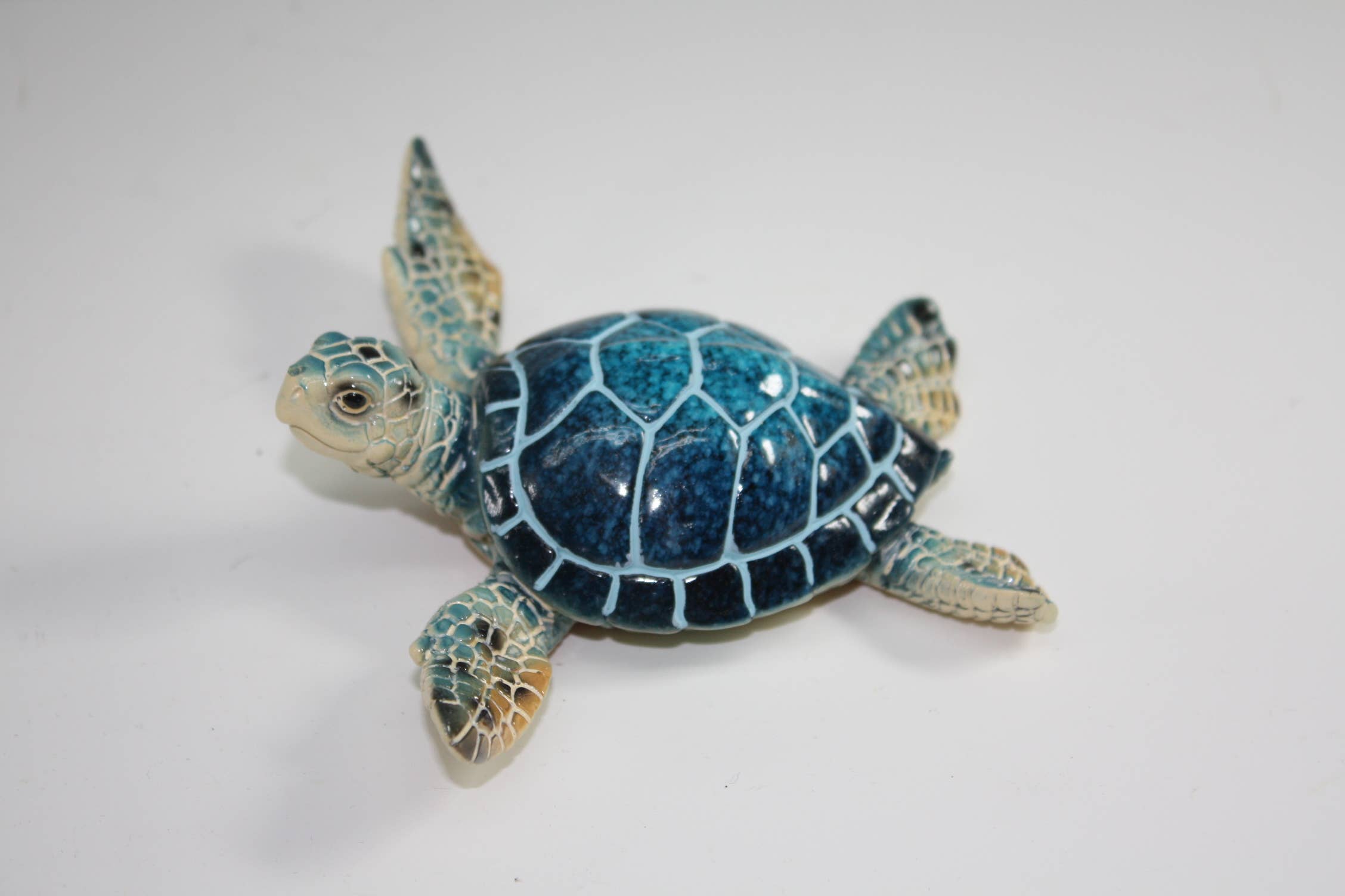 Blue Turtle Figurine