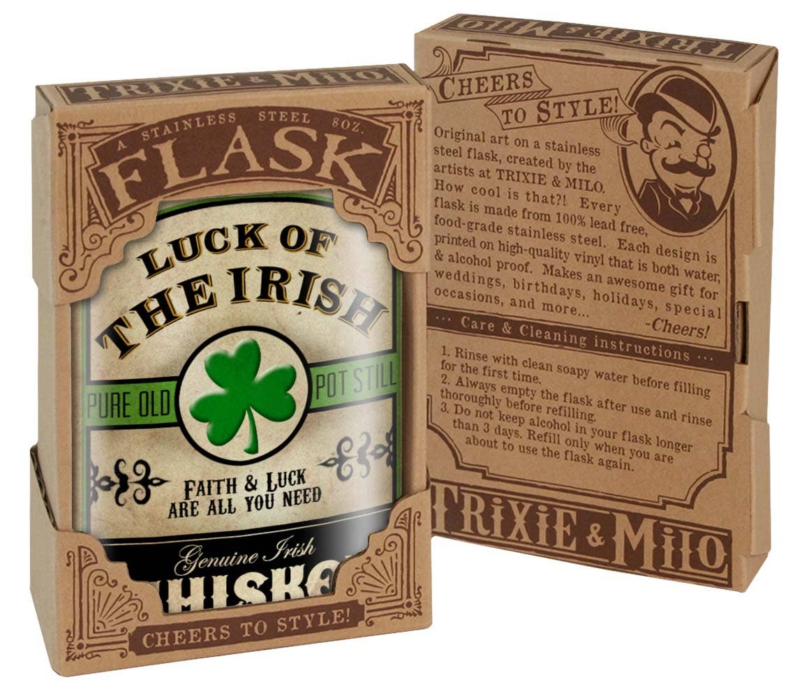 Flask - Luck of The Irish, St. Patrick's Day