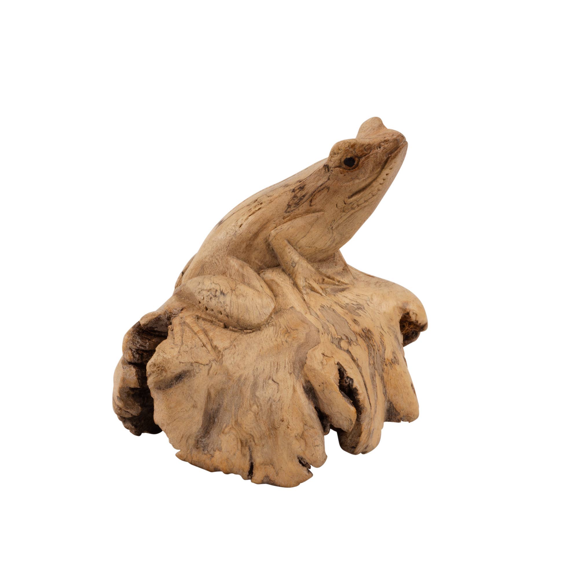 HAND CARVED FROG
