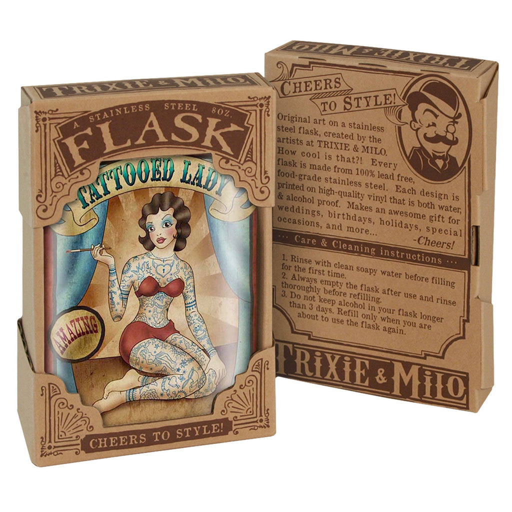 Flask - Tattooed Lady