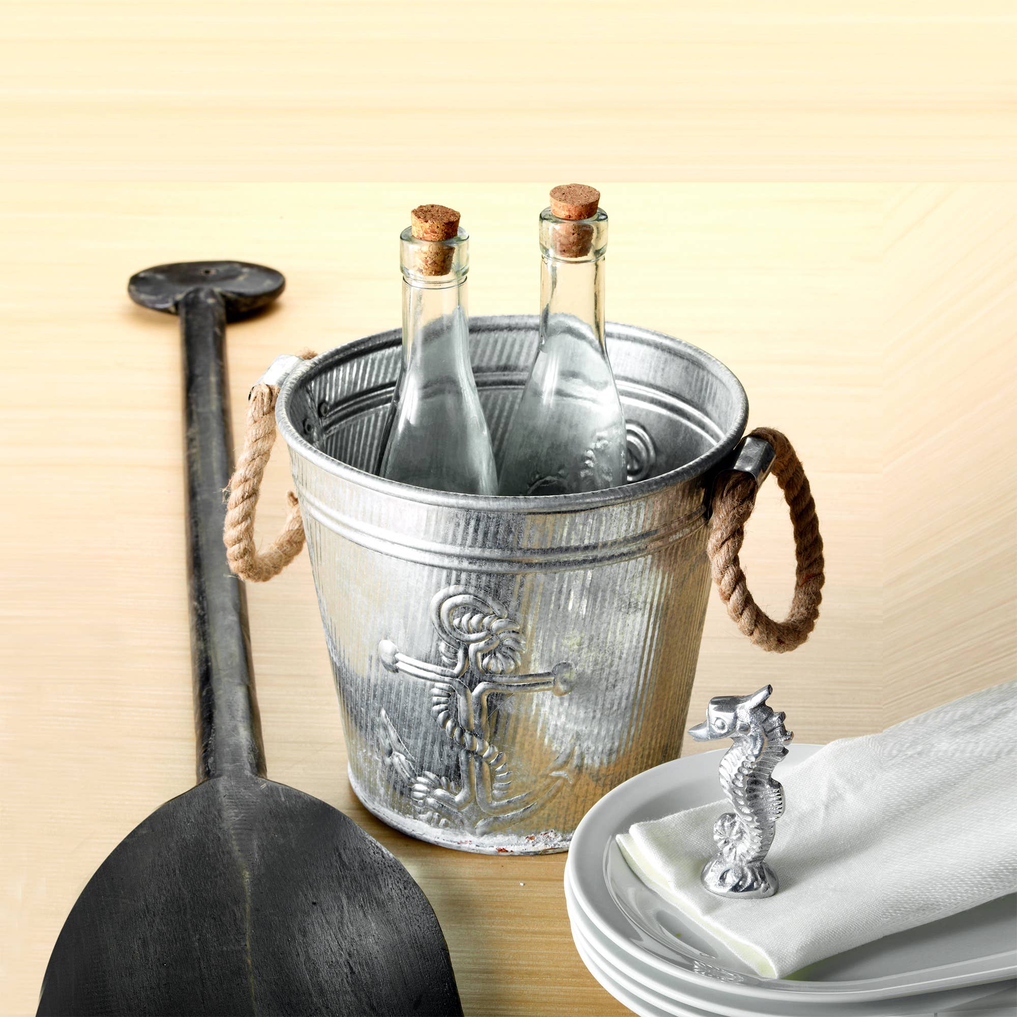 Anchor & Rope Storage Bucket
