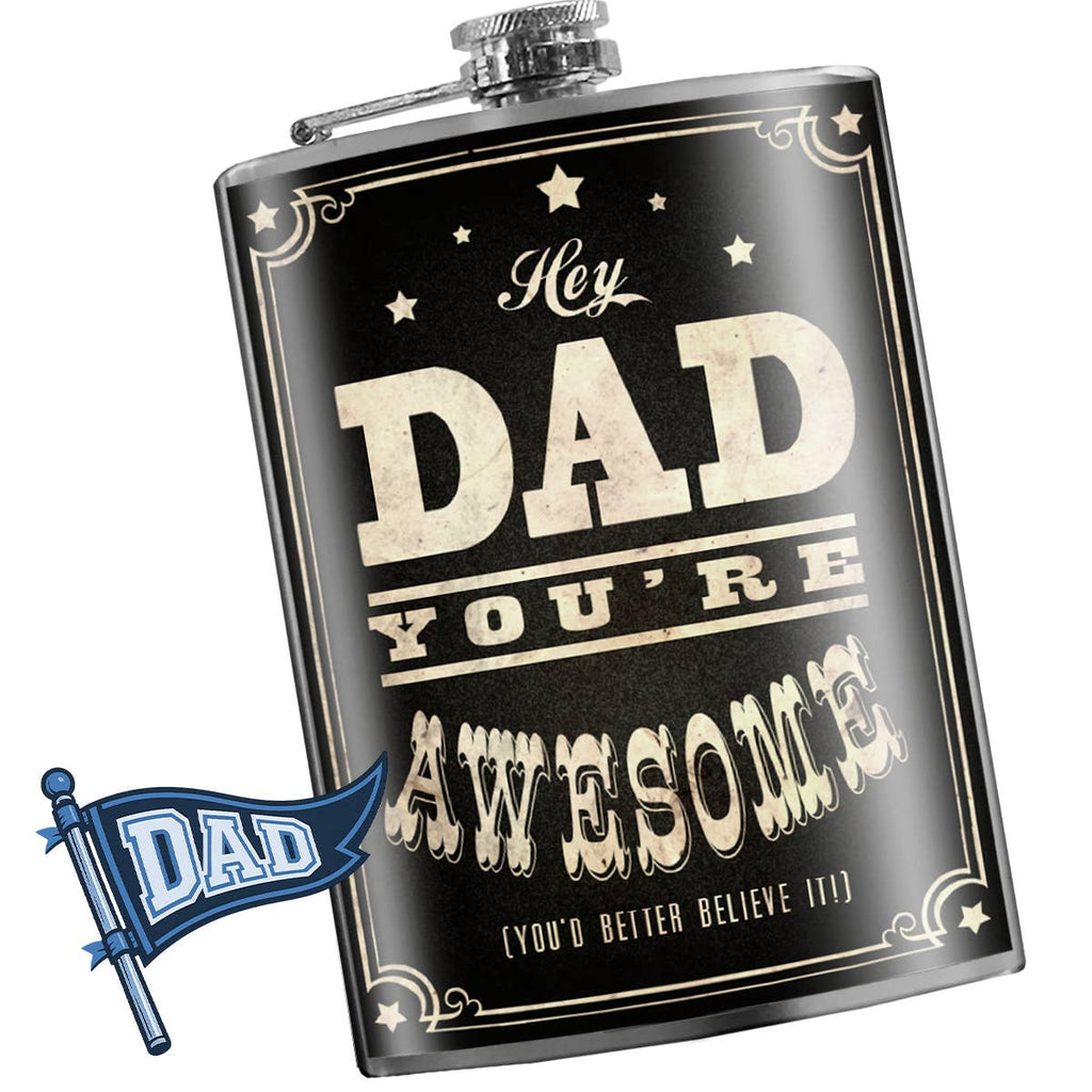 Flask - Awesome Dad , Father's Day