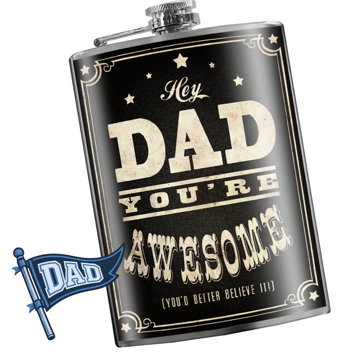 Flask - Awesome Dad , Father's Day