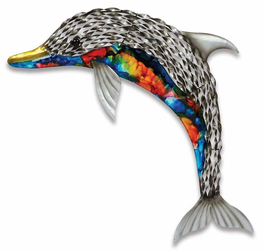 Colorful Wall Décor - Dolphin-MAW-13D