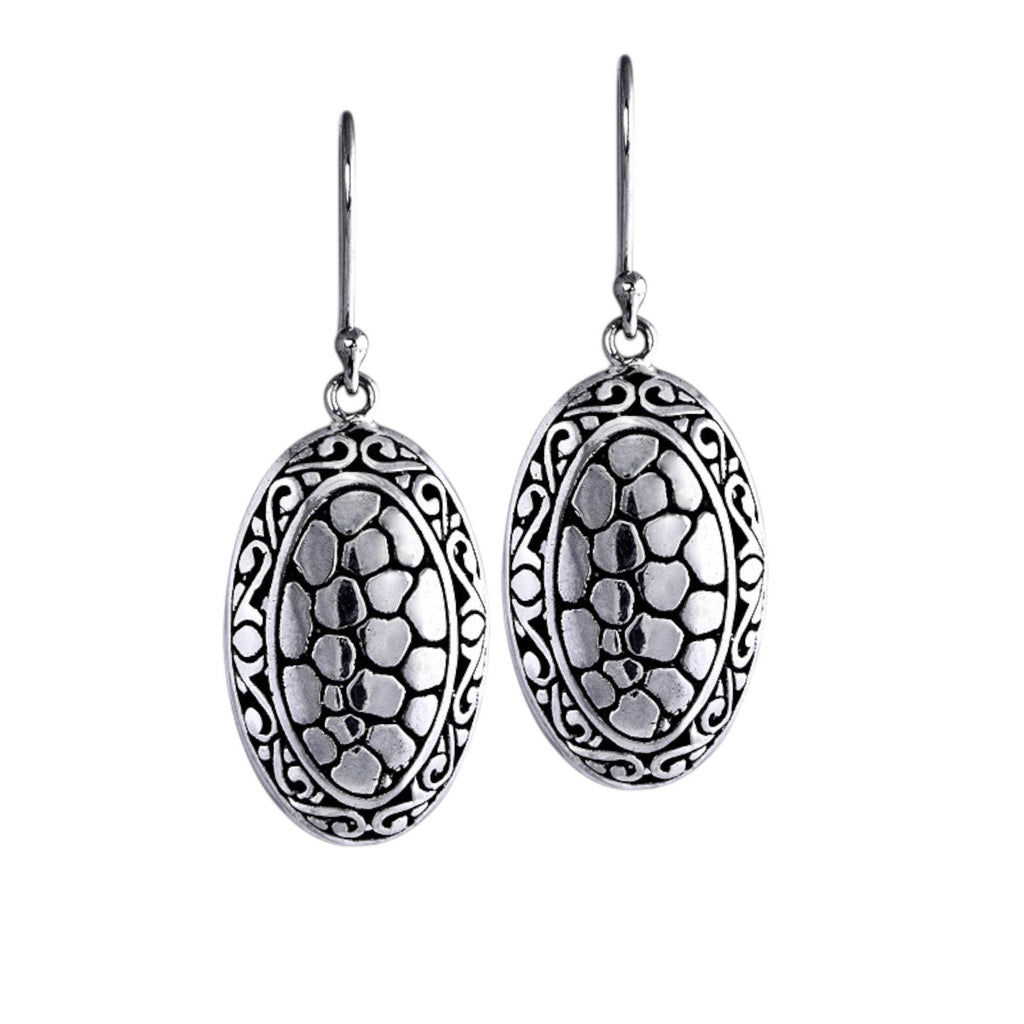 Sterling Silver Earrings – Batu Collection by Kamaron Bali