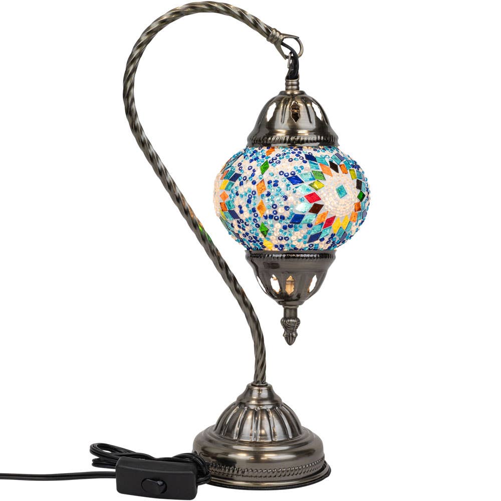 MOSAIC LAMP 14.5" TALL