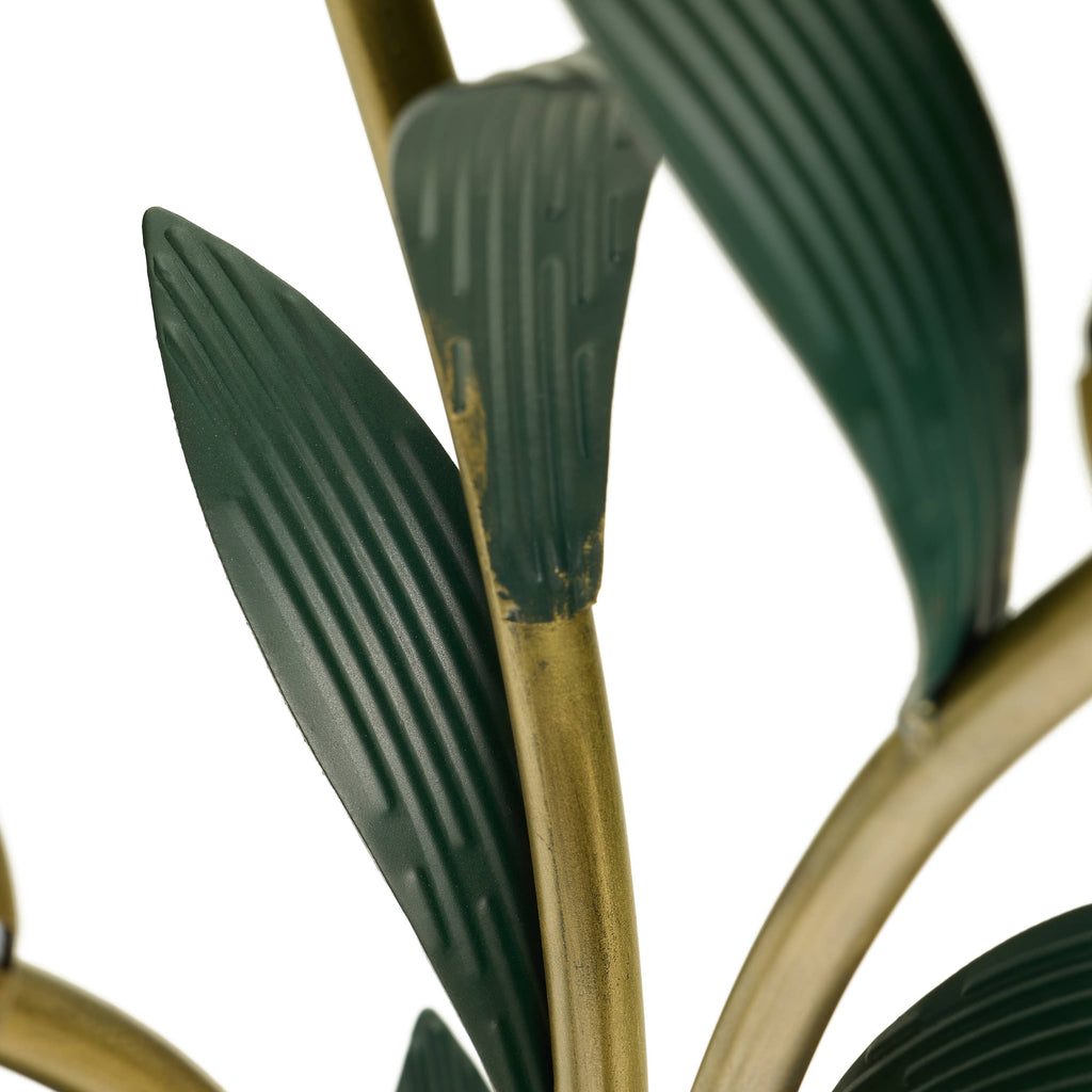 23.5" 3-Light Yellow Handblown Glass Calla Lily Table Lamp