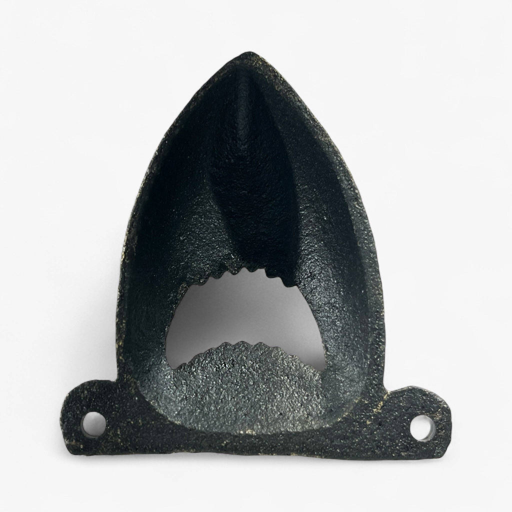 Shark Bottle Opener Cast Iron Wall Mounted Coastal Decor