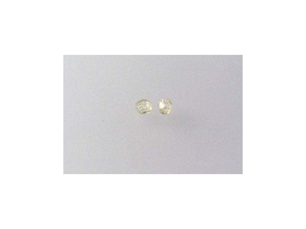 Faceted Round Fire Polished Beads, Transparent Yellow (80120), Glass, Czech Republic