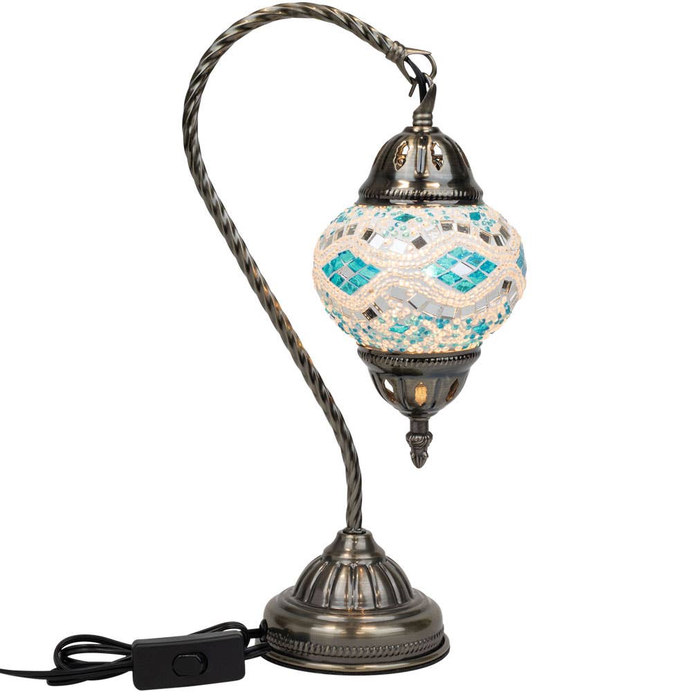MOSAIC LAMP 14.5" TALL