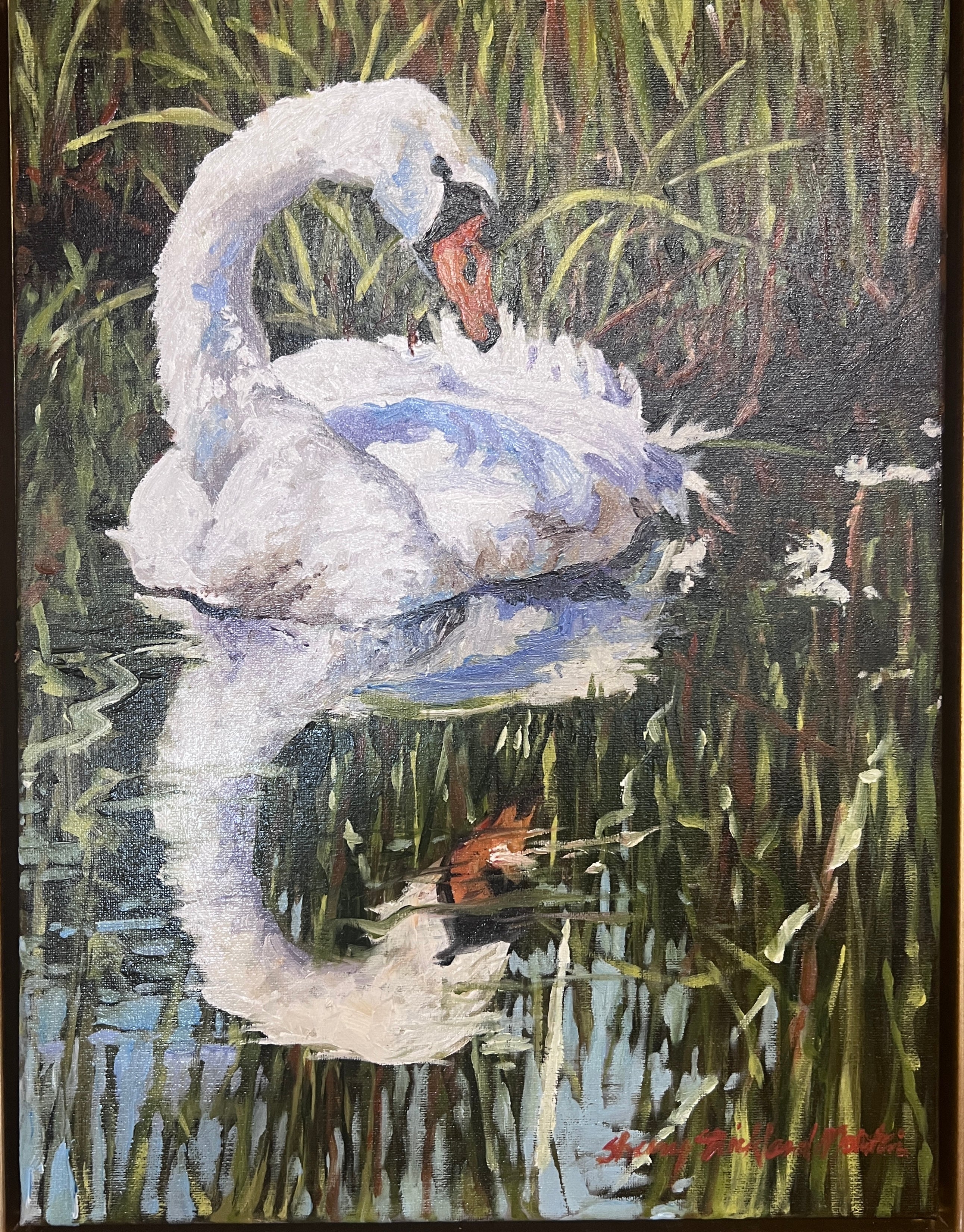 " The Mute" Sherry Strickland Martin 12 X 16