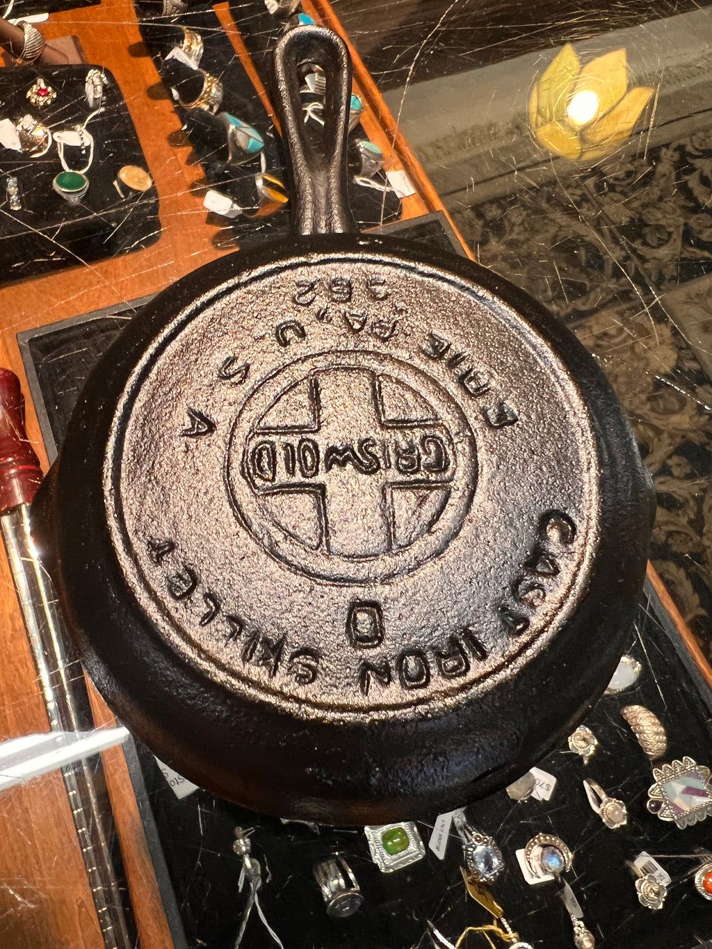 Griswold No. 0 Cast Iron Skillet with Large Block Logo, Pattern #562