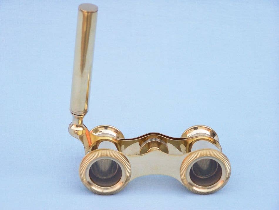 Scouts Solid Brass Binocular w/Handle 4"