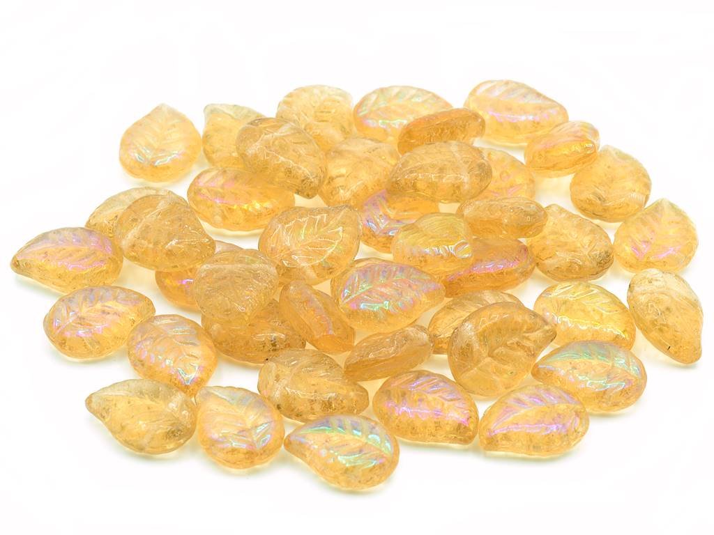 Nice Leaf Beads, 70990 27307, Glass, Czech Republic