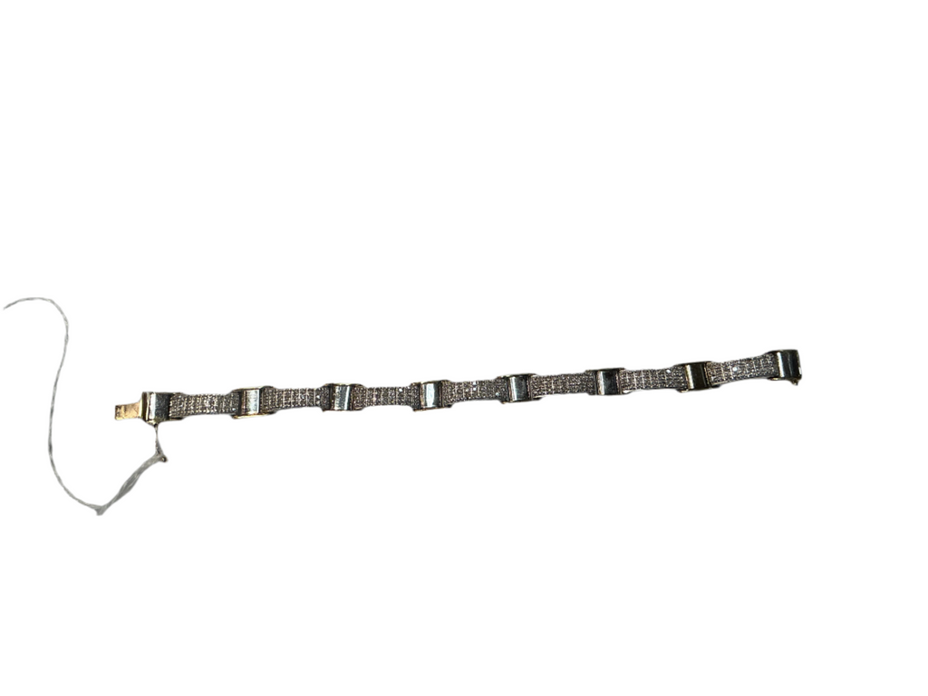 Bead-Set Melee Diamond Bracelet