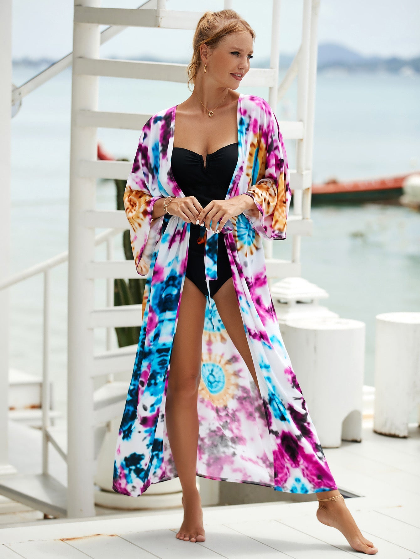 women's elegant printing cover ups NH32740428|ZS2085-6 Shading|One Size