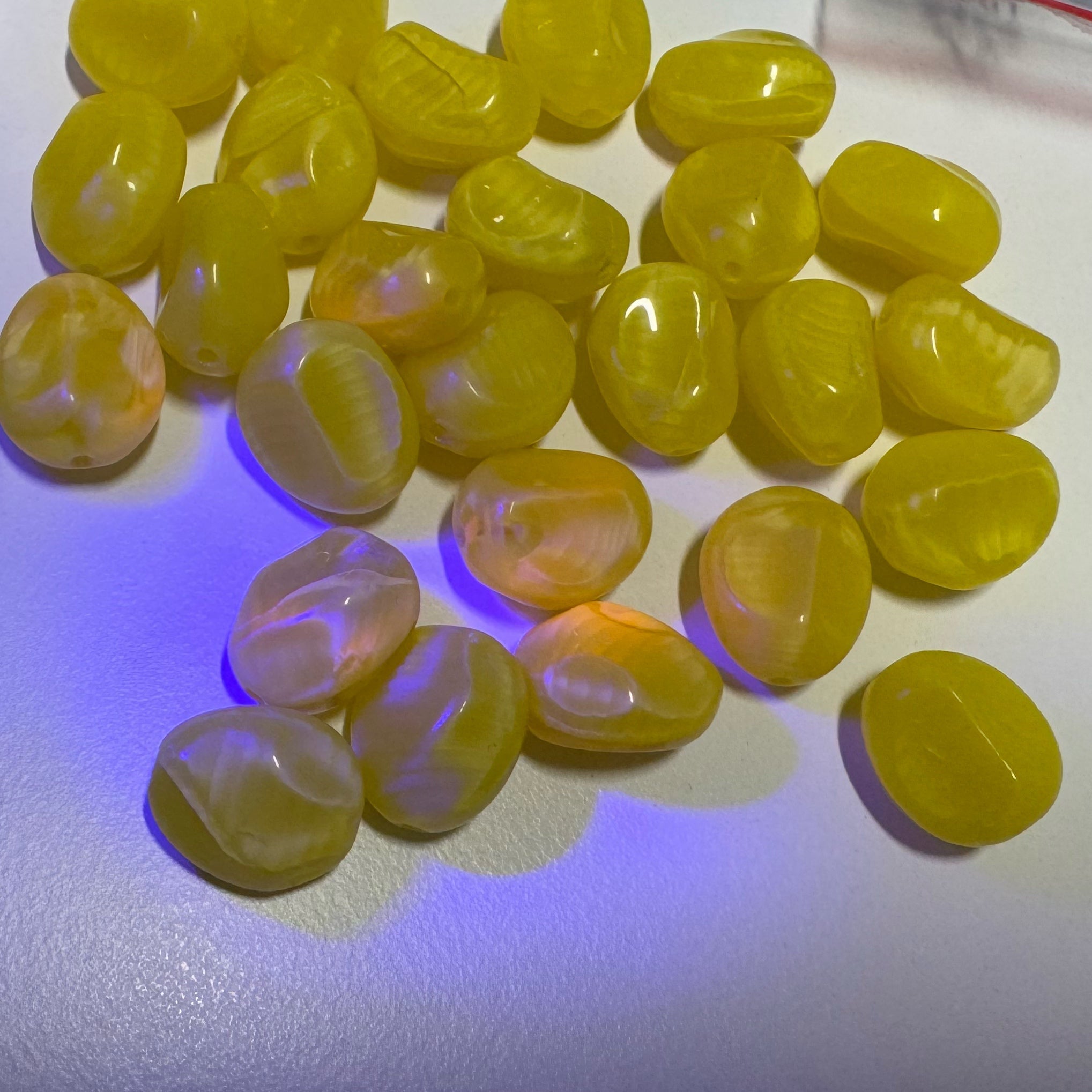 OUTLET 250g Pressed Czech Glass Beads (OUTL-13-49_250g)