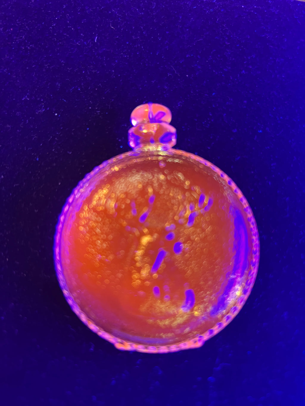 Selenium Glass Pocket Watch w/Elk