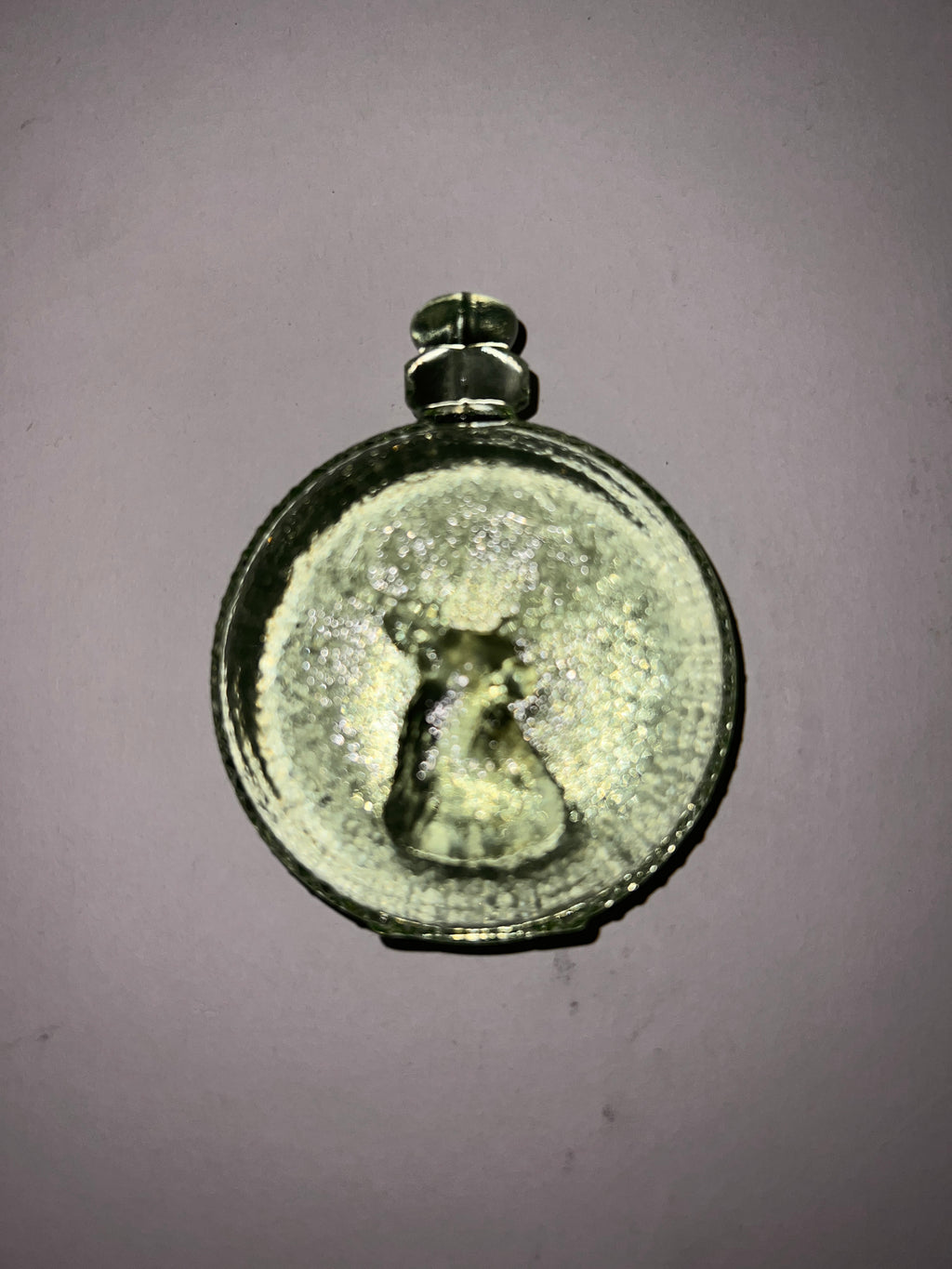 Selenium Glass Pocket Watch w/Elk