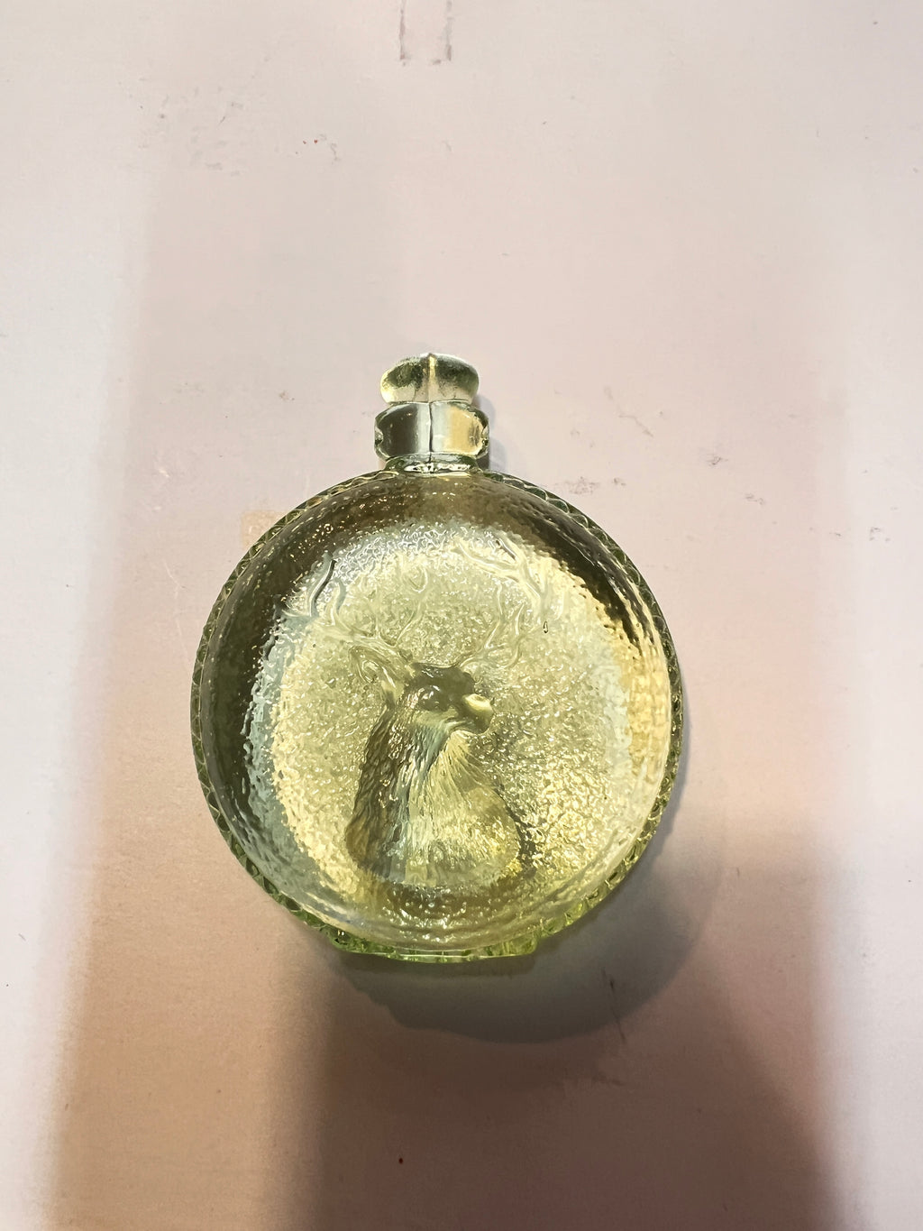 Selenium Glass Pocket Watch w/Elk