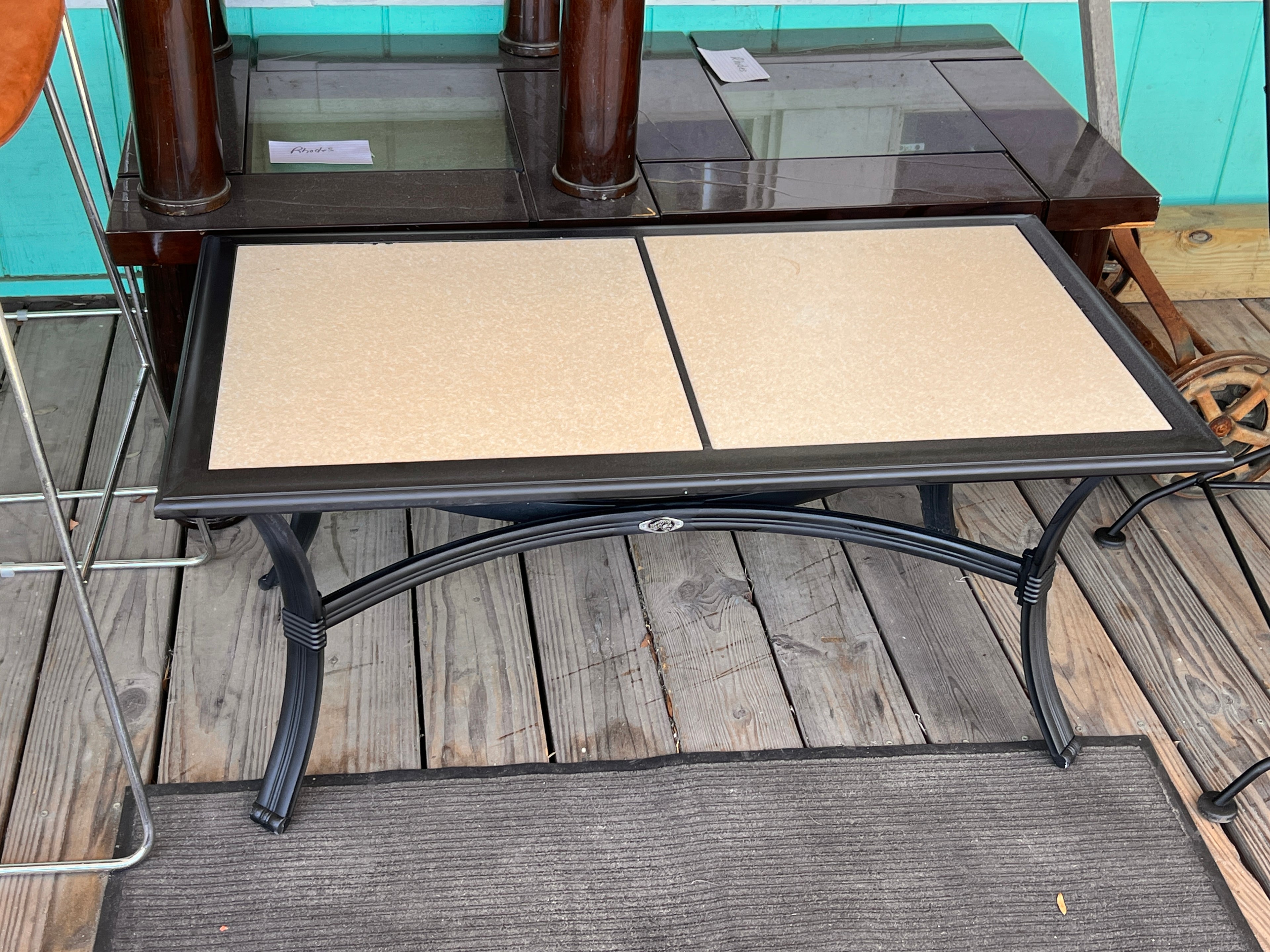 Tiled Outdoor Hampton Bay Table