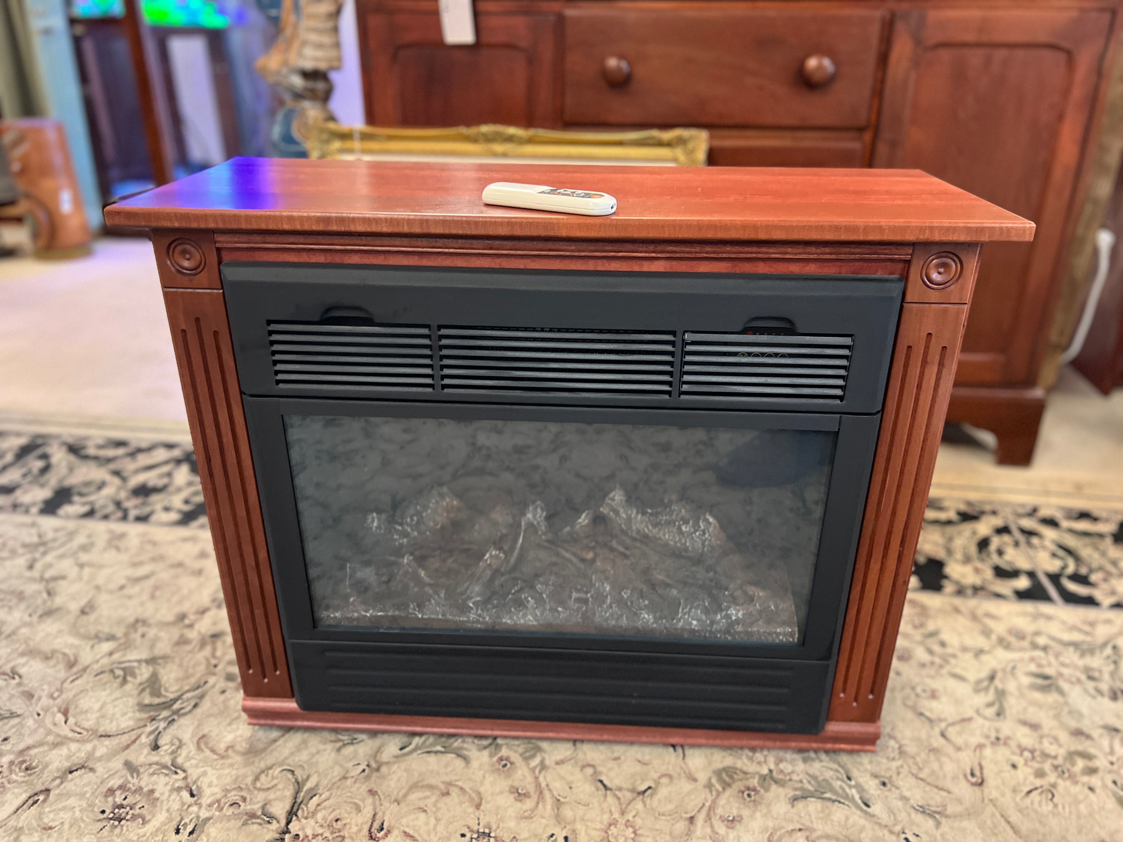 Amish Built Source Forge Fire Place