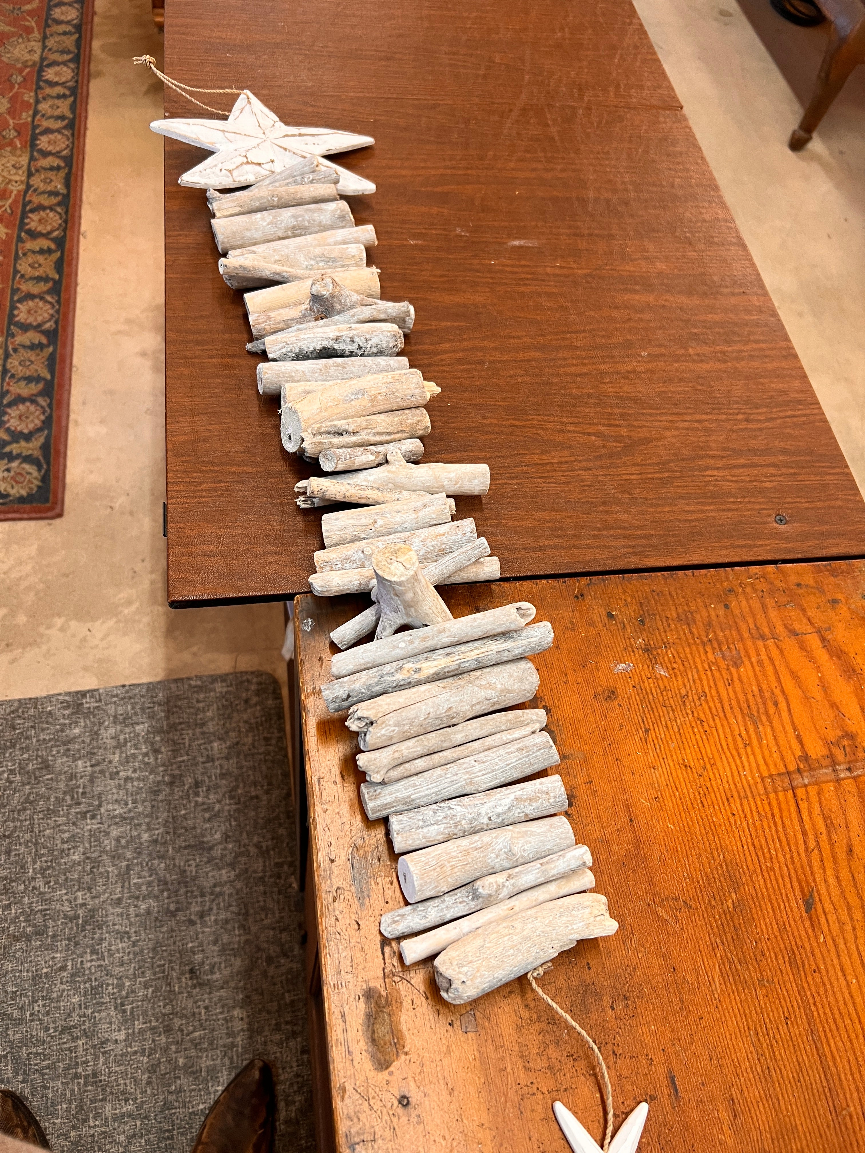 Starfish Drift Wood Hanging Wind Chime