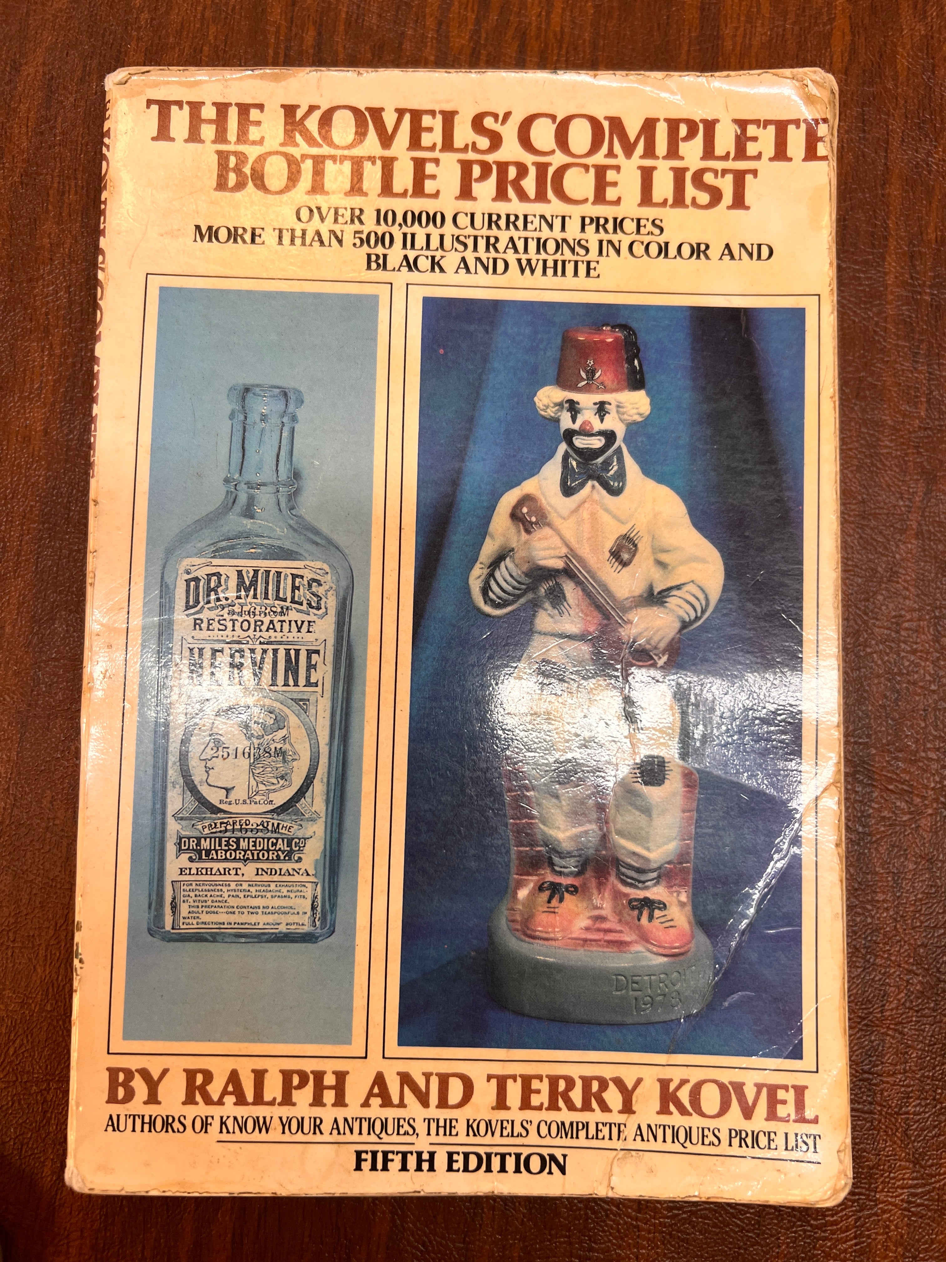 The Kovels' Complete Bottle Price List Fifth Edition Book