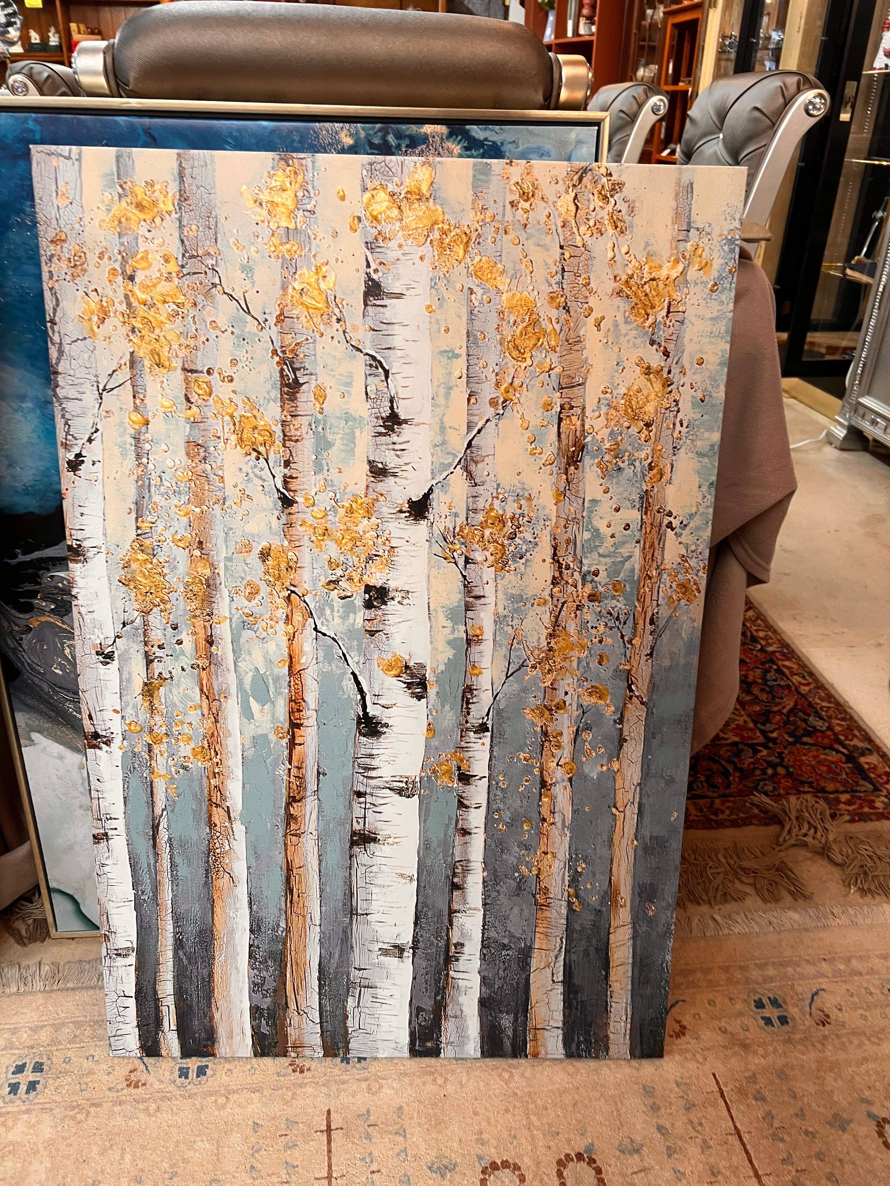 Large Birch Tree Print