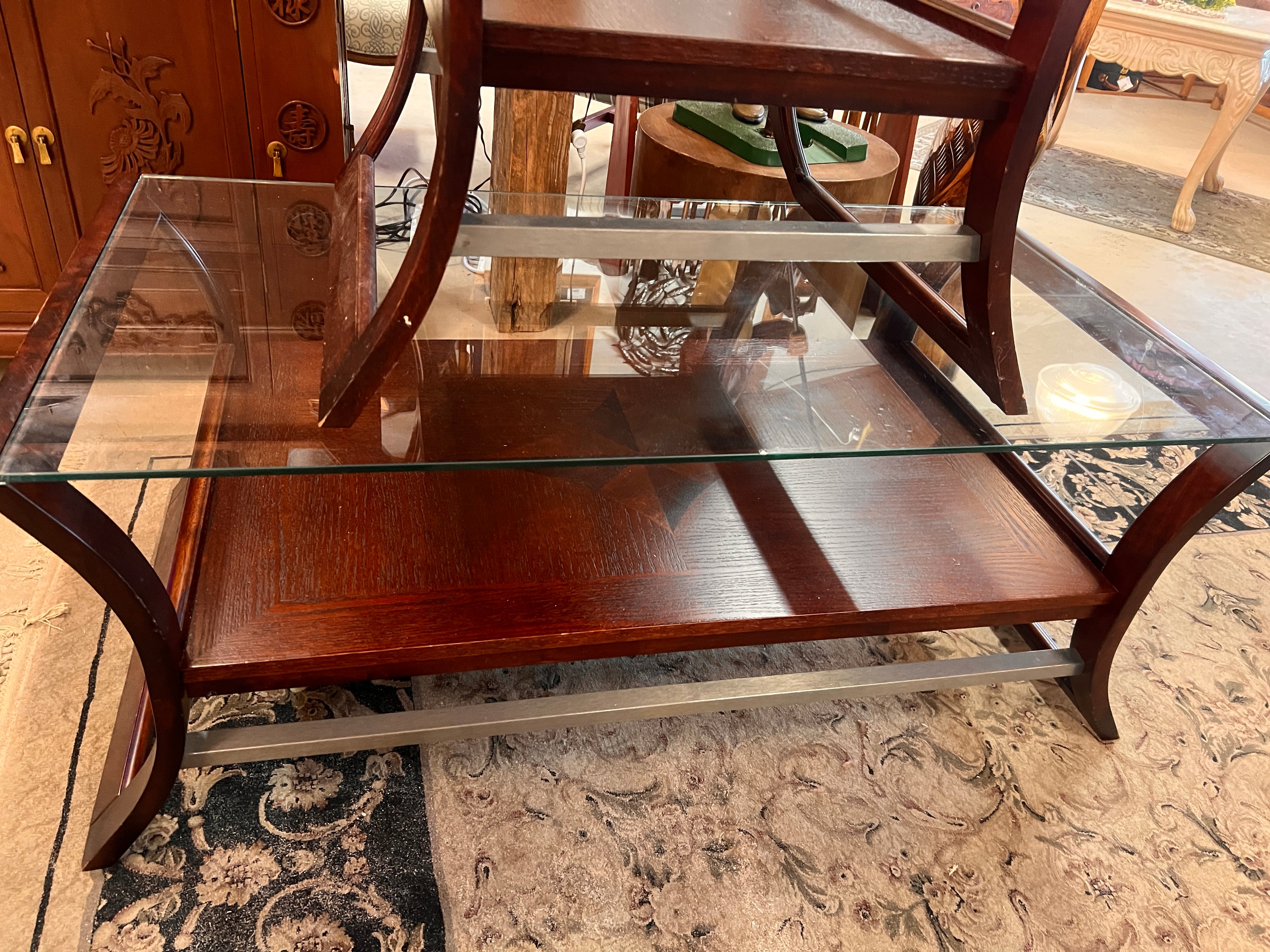 Glass Top Coffee Table