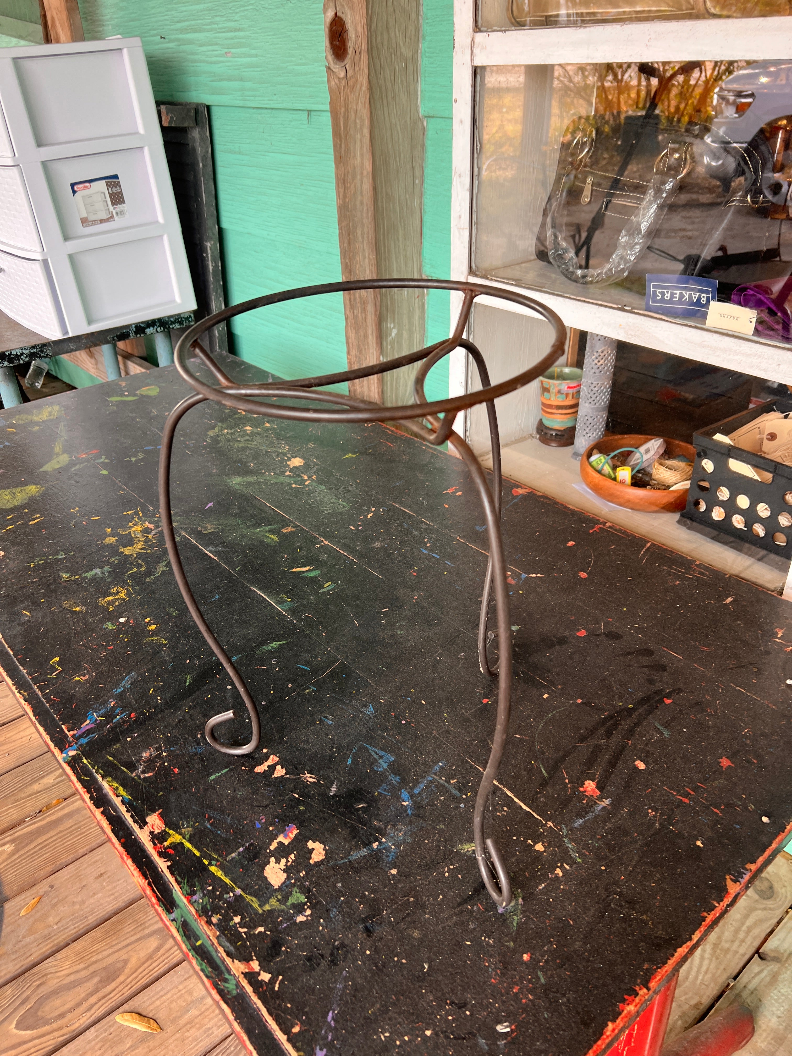Iron Plant Stand