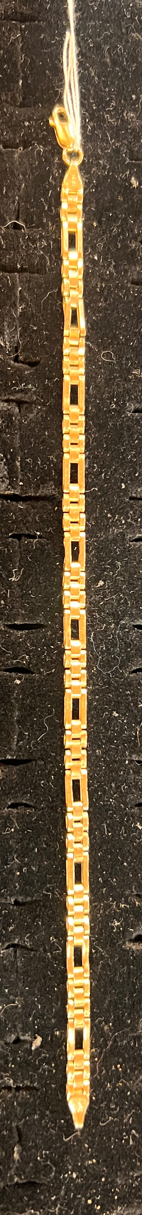 14 Karat Yellow Gold Bracelet 7.95 grams