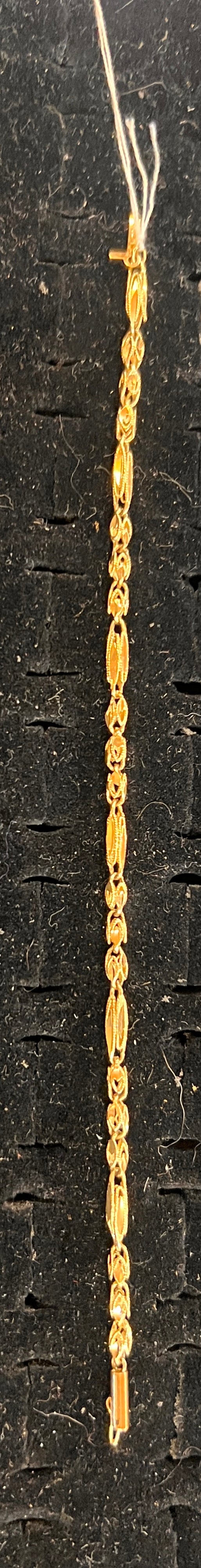 14 Karat Yellow Gold Bracelet 6.6 grams